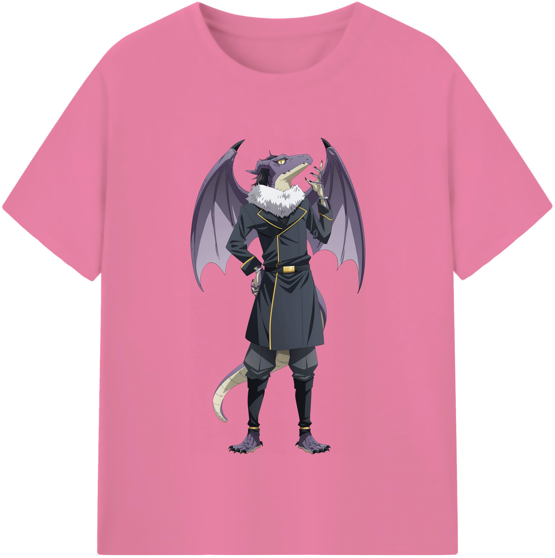 （画像用） 転スラ Regarding Reincarnated to Slime 綿100％半袖Tシャツ（フロントプリント）